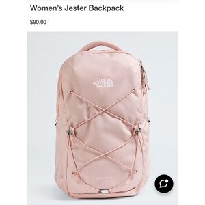 The North Face Womens Jester Backpack Pink Moss Brand New